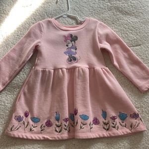 Pink Minnie Mouse Dress 3T